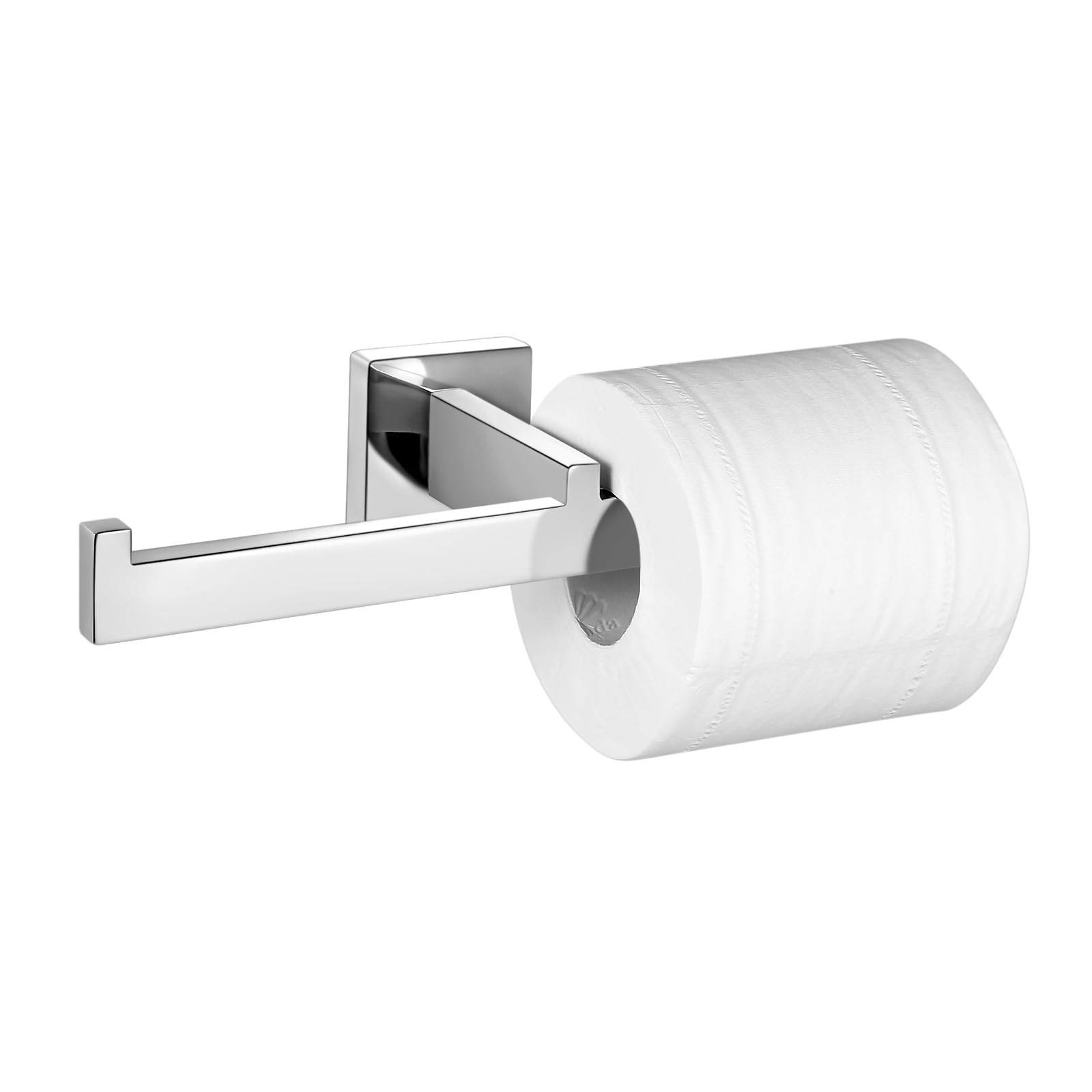 Double Toilet Paper Holder With Shelf Polished Chrome - View #13