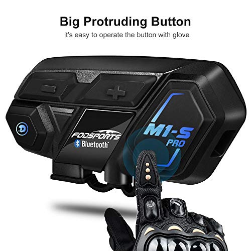 Motorfiets Bluetooth Fodsports M1S Pro 2000m 8 Riders Group