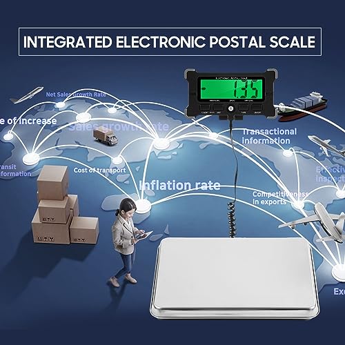 Báscula postal electrónica Weytoll 661 lbs acero inox digital miniatura 4