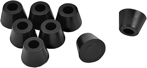 Miniatura 5 de Pies de goma, 8 almohadillas de goma de repuesto de 1.181 x 0.787 in con tornillos a juego, para altavoz de alta fidelidad, guitarra, amplificador,