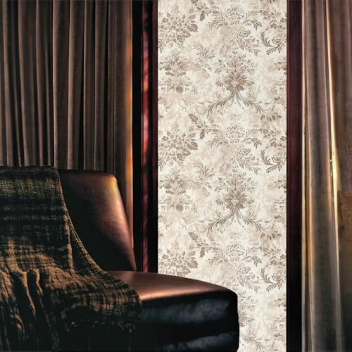 Vinilo decorativo beige de 15.7 x 118 pulgadas miniatura 2