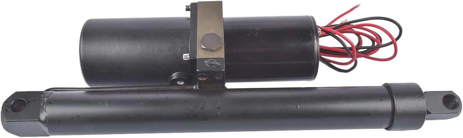 Hydraulic Linear Actuator 1700Lbs 12" Stroke DC 12V Heavy Duty Fit for Farm Garden Utility Vehicles Industrial Automation Boat