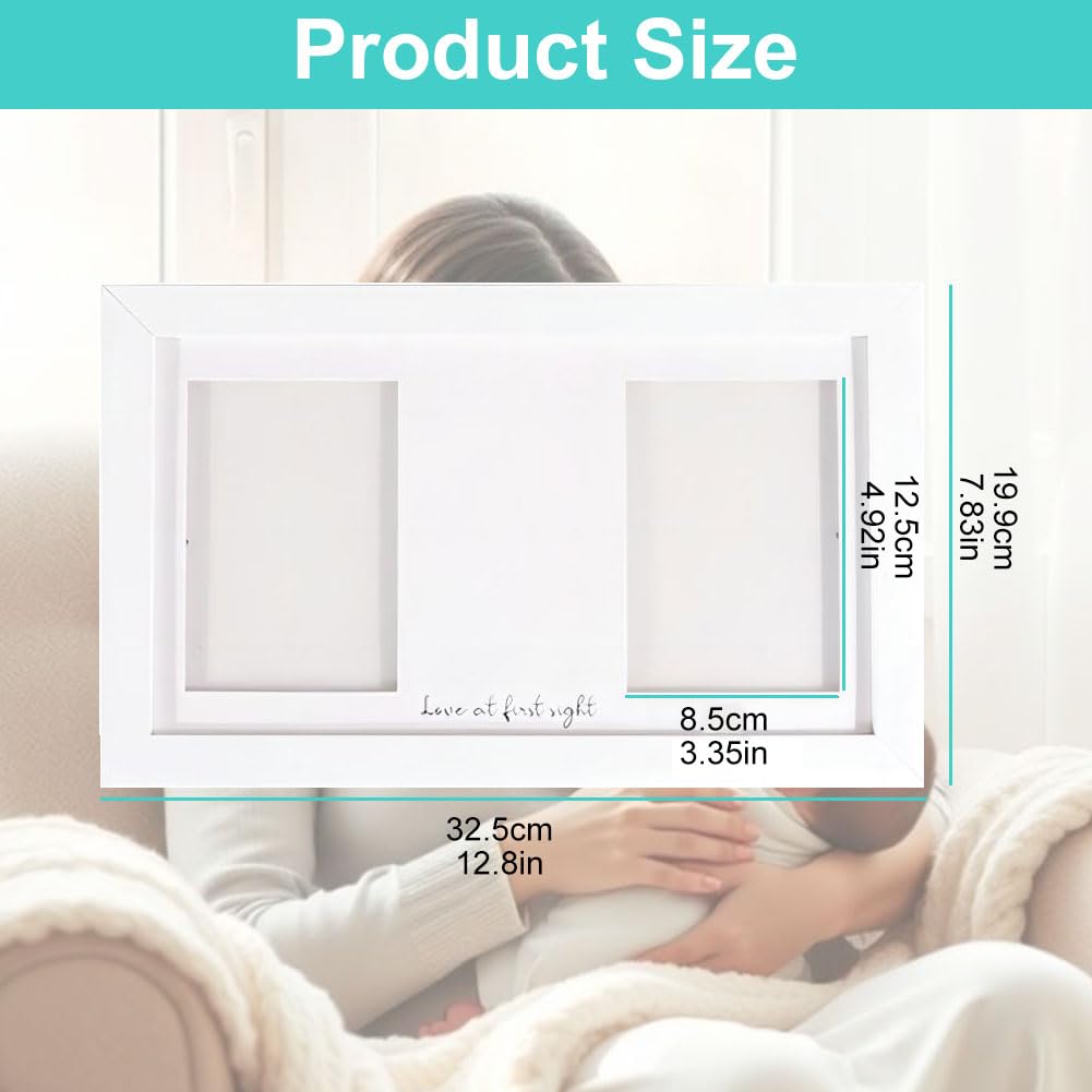 Bambino Impronta di mano Ricordo Kit - Cornice per foto con stampe per