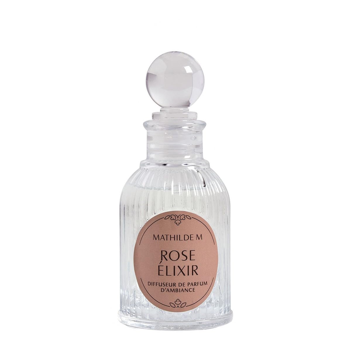 Diffusore Di Profumo MATHILDE M. Valzer Florale - 200 Ml - Rosa Elisir Con Fiori In Porcellana