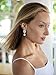 Mariell Bold Ivory Pearl Drop Bridal Earrings with Cubic Zirconia Crystals, Large Size Dramatic Statement Earring, Bridal Jewelry for Wedding, Mother of the Bride