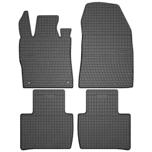 Tapis de sol caoutchouc pour Citroen C5X depuis 2021, protection auto noire tous temps