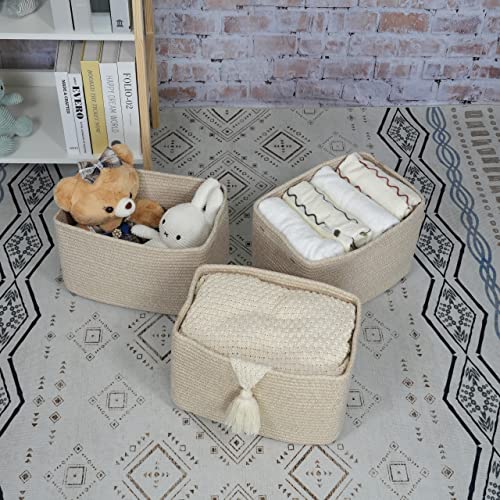 Xuanguo LBG-0001 Rope Storage Basket Bins Woven Basket thumb #5