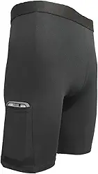 Short Térmico Ciclista Com Bolso Segunda Bermuda Pele Proteção UV Meia Coxa