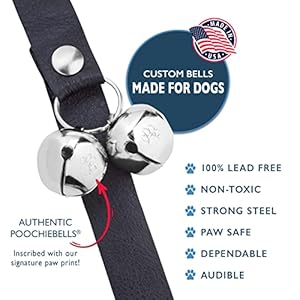   Lux-Leather-USA-Handcrafted-Dog-Doorbell-Trusted-by-Pros-Pet-Owners-for-15-Yrs-Quick-Easy-PottyHousetraining-Puppy-Training-Bells-Beautifully-Made-Easy-to-Hear-Train-in-Days