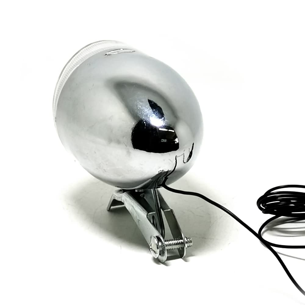 Faro per Bicicletta a 7 LED, Stile retrò Classico, Faro Anteriore per Bicicletta, Luce di Sicurezza fendinebbia Anteriore.