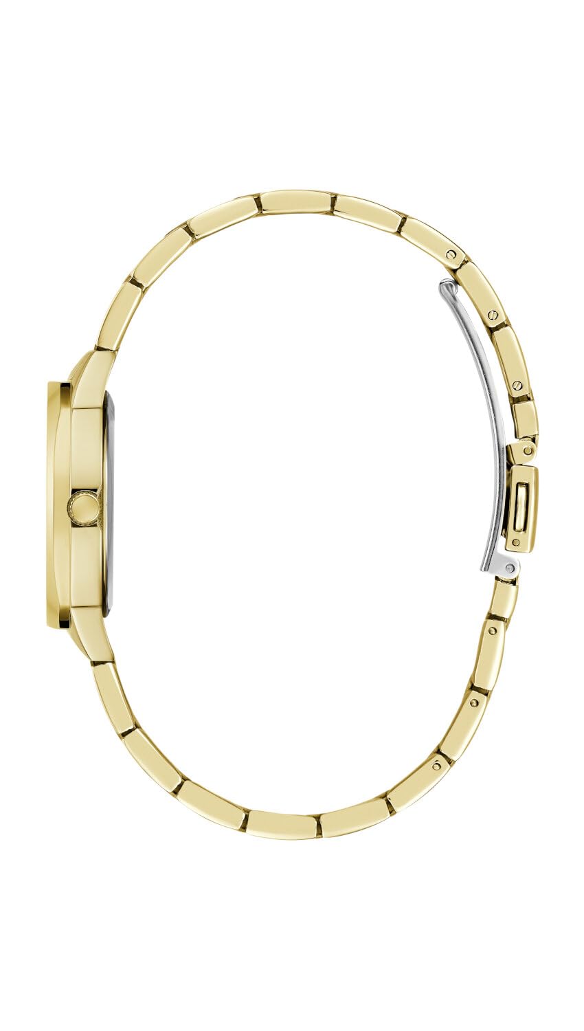 Guess Charlotte GW0767L7 - Reloj de Pulsera analógico para Mujer, Cuarzo, Acero Inoxidable, 30 mm, Correa de Acero Inoxidable, 3 Bares, Color de la Esfera: Rosa