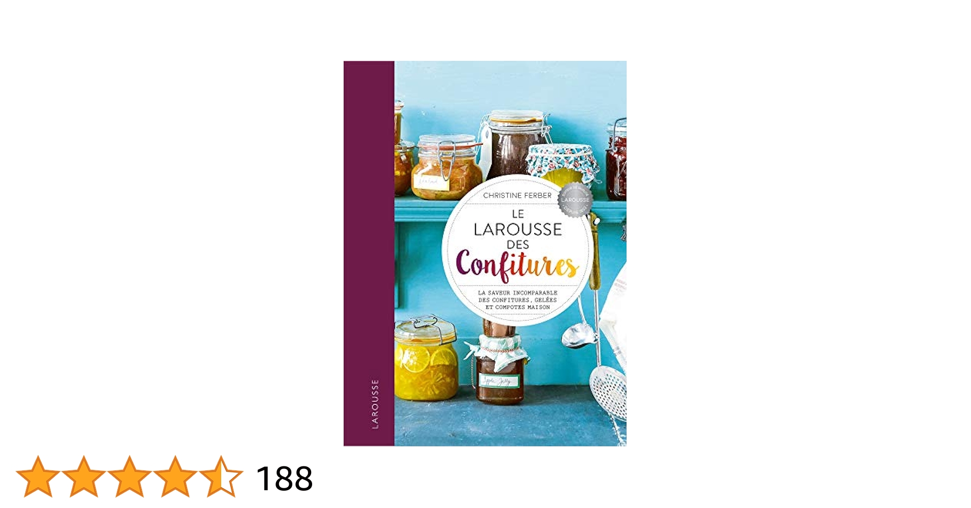 クリスティーヌ・フェルベール 仏語LAROUSSE DES CONFITURES クリスティーヌ・フェルベール 仏語LAROUSSE DES CONFITURES