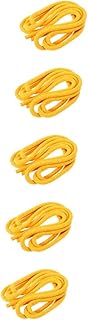 TOYANDONA Tira y Afloja De Cuerda Delgado Tejido Suave Retorcido SOGA Cámping Exterior Marrón Cuerda De Yute Natural Adulto Cuerda Gruesa Cuerda Al Aire Amarillo Algodón