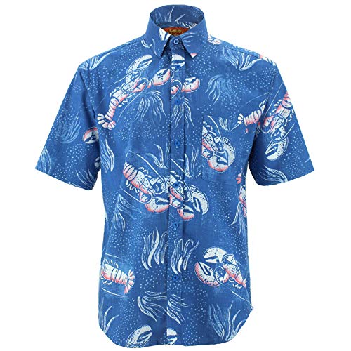 Chemise homard manches courtes style décontracté Loud Originals pour homme moderne
