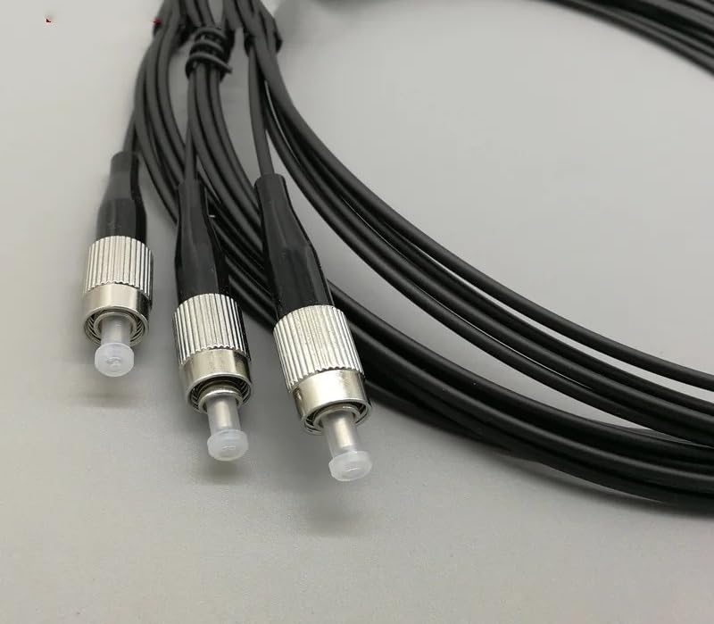 MINZIHAO FC-FC ST-FC Simplex Plastic Fiber Wire Connecting line 1.0mm Optical Fiber line (Color : FC-FC, Size : 5m)