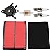 Panari 17210-ZJ1-842 Air Filter + Fuel Pump Spark Plug for Honda GX610 GX620 GX670 Engine