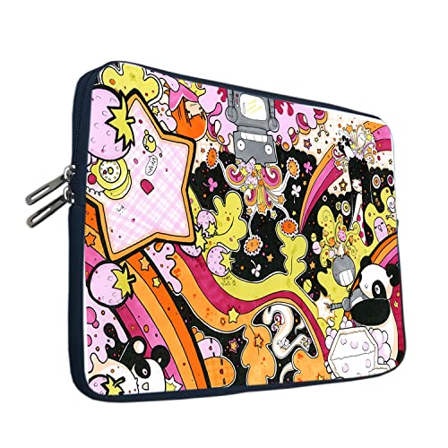 Image of TheSkinMantra Chain Laptop Sleeve Bag Compatible with Laptop /Macbooks /Chrombook /Notebook /Zbook (11.6 Inch (Chain), Cute Panda)