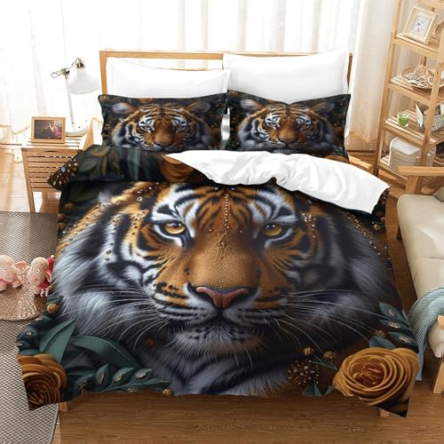 Housse de couette tigre sauvage, idée cadeau originale pour vos proches - 3
