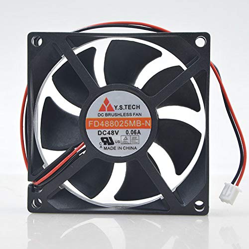 Y.S 8CM FD488025MB-N 48V 0.06A 8025 Ball Elevator Inverter Fan