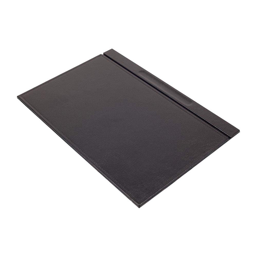MOOGCO Schreibtisch-Set aus Leder – Schreibtischunterlage – Notizpapierhalter – Stifthalter – Lederuntersetzer – Kalenderhalter – 5 Zubehörteile – Schreibtisch – 5 Stück (schwarz)…