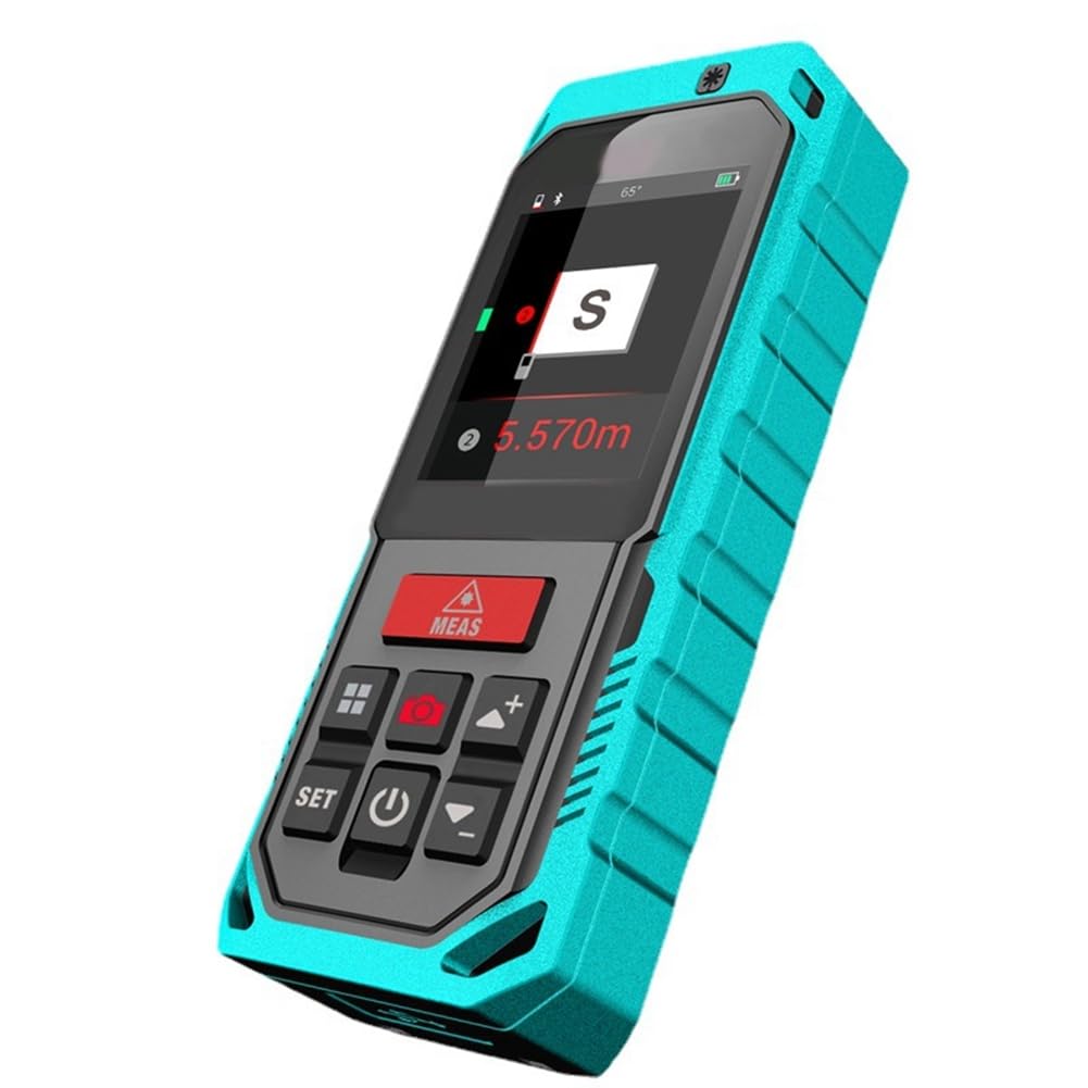 Medidor de Distancia para Cámara, Telémetro Bluetooth Profesional para Exteriores de 60 M para Cualquier Herramienta de Medición de Dos Puntos