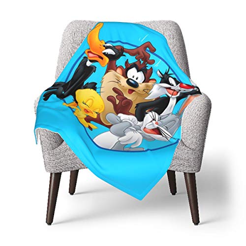 Looney Tunes Baby Blanket Toddler Quilt Kids Lightweight Blankets Home Ultra Soft Crib Bedding Set