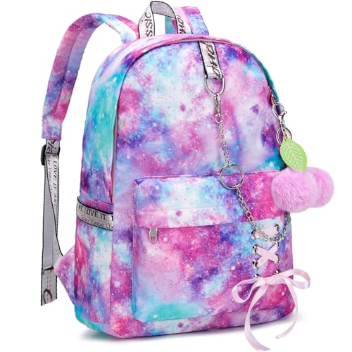 Backpacks for Girls Backpack for School Bookbag Gothic Backpack for School Girls (Purple)3