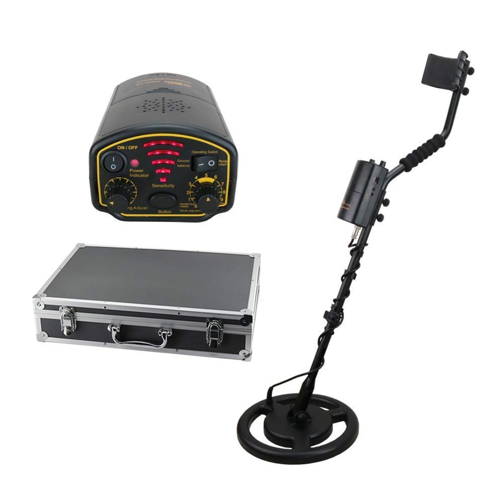 Metal Detector for Adults, High Sensitivity Metal Detector with Ground Balance Mode Smart Detection Prompt and Waterproof Search Coil for Treasure Hunting Professionals