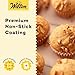 Wilton Gold Non-Stick 24-cup Muffin Pan, Stainless Steel Bakeware, Made without PFAs, 16 x 10 x 1 in., Packaging may Vary