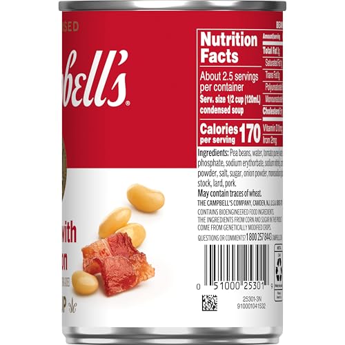 Image of Campbell's Condensed Bean With Bacon Soup, 11.25 oz Can