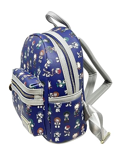 Loungefly My Hero Academia Group Allover Print MHA Womens Double Strap Shoulder Bag Purse2