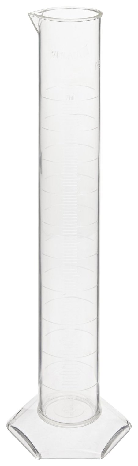 VitlabSAN Graduated Cylinder, Class B, Molded Graduation, 10mL Capacity (Pack of 12)