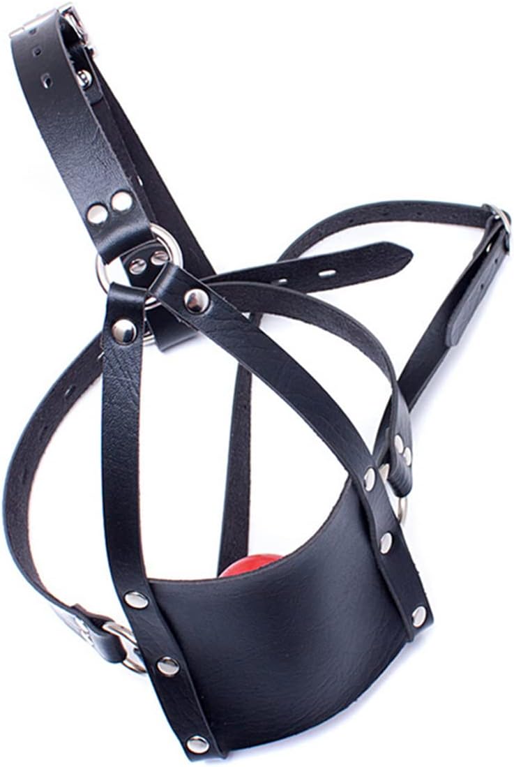 Y-Shape Restraint Leather Mouth Masks SM Strap-on Mouth Gag SM Breathable Bondage Ball Adult Fetish Sex Toys
