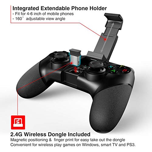 Gamepad Controle Ípega PG 9076 Bluetooth para Android, TV
