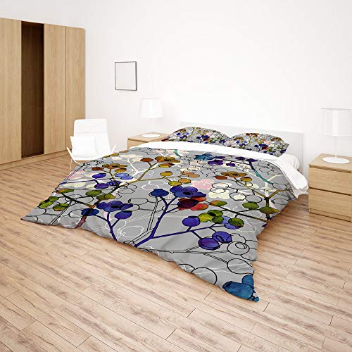 Funda nórdica doublé de fácil cuidado y juego de cama 3 piezas Pattern2 5