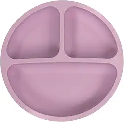 Prato de Silicone com Ventosa para Bebê Antiderrapante Seguro Livre de BPA Introdução Alimentar | Pippo