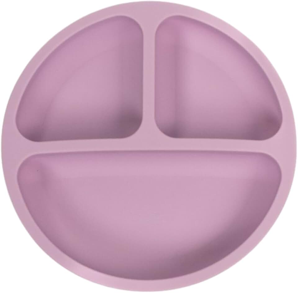 Prato de Silicone com Ventosa para Bebê Antiderrapante Seguro Livre de BPA Introdução Alimentar | Pippo