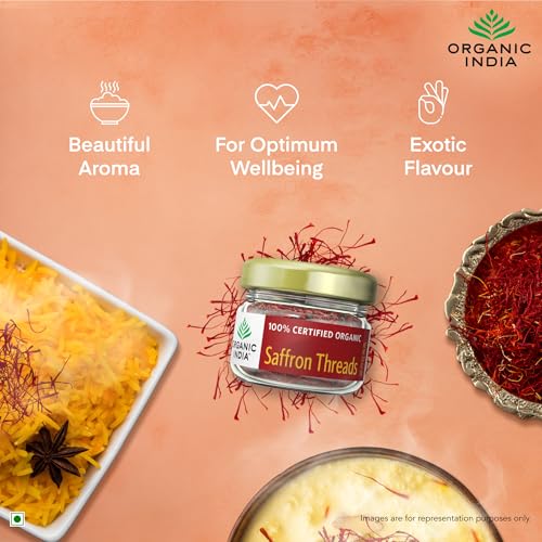 Image of Organic India Saffron Threads, 2 g
