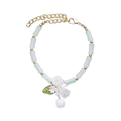 Cat Jewelry Necklace Ultralight Pet with Adjustable Extension Chain Lobster Clasp Allergy Collar for Dress-up Photography Prop Accessories