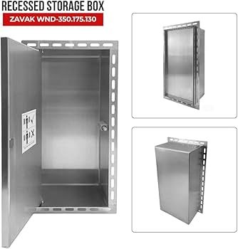 Amazon.com: ZAVAK Recessed Wall Niche with Tileable Door in