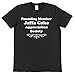 Price comparison product image Click My Clobber, Mens, T-Shirt, Founding Member Jaffa Cake Appreciation Society, Funny Gift for Jaffa Cake Lover, Black, S