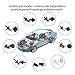 Homvik 415piezas Remaches Plásticos para Coche Grapas Coche para Guardabarros Parachoques Puertas...