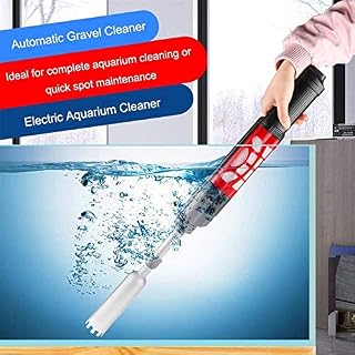 JSZ Electric Aquarium Cleaner Sludge Extractor, Fish Tank Cleaner Aquarium Gravel Automatic Gravel