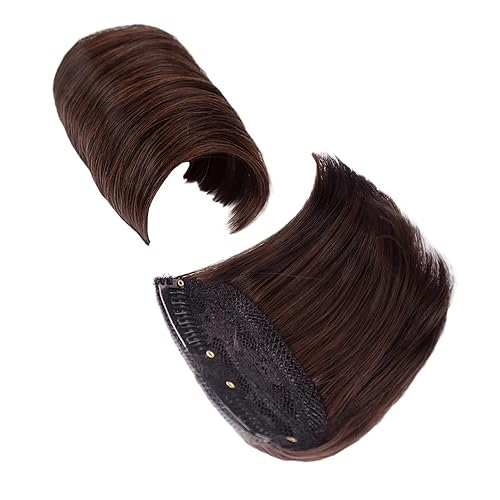 Miniatura 4 de RESERVEDAZZLE - 2 piezas de cabello corto y grueso de 4 pulgadas que añaden volumen extra para extensiones de cabello con clip, almohadillas para