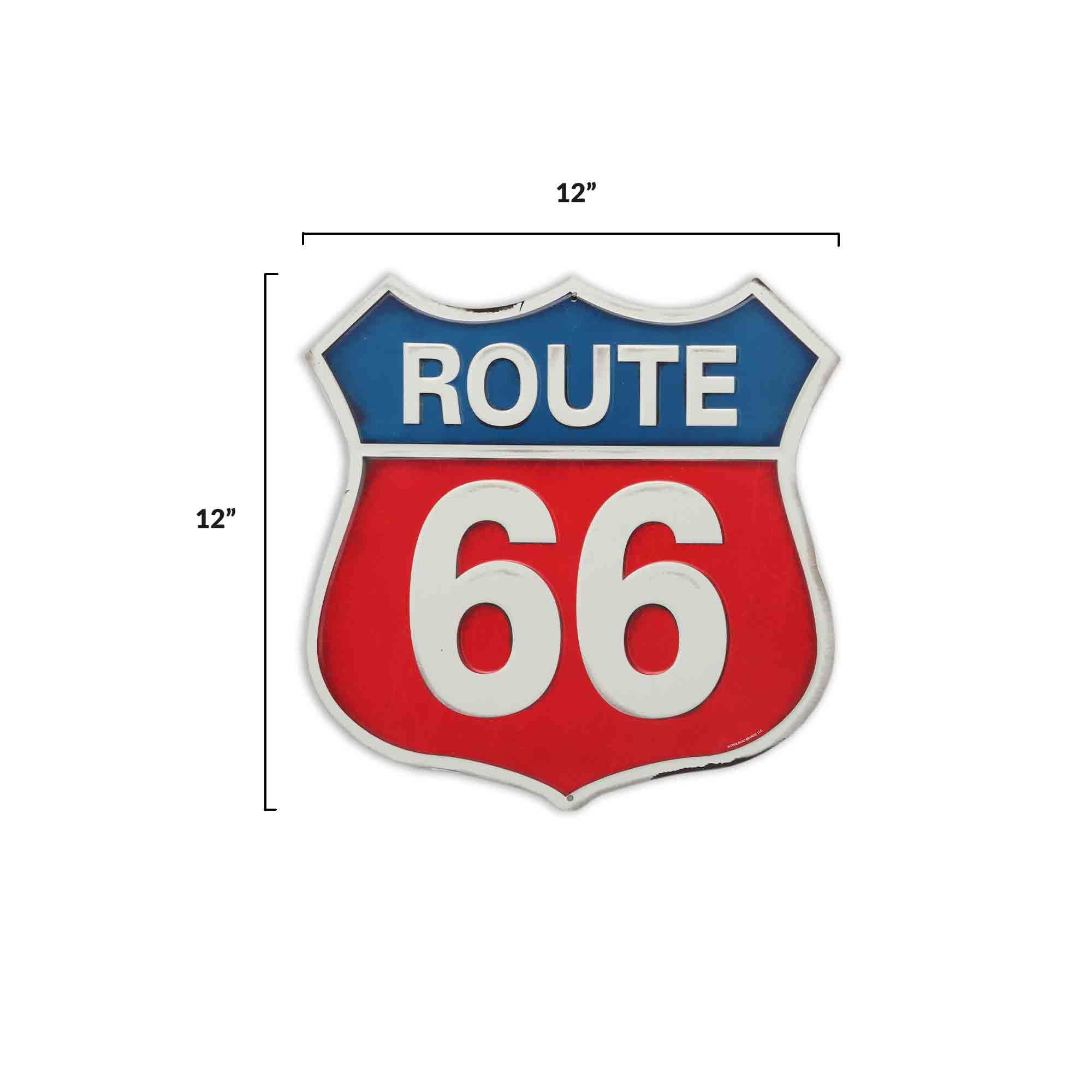 Amazon.co.jp: Route 66 エンボスメタルサイン - ヴィンテージルート66