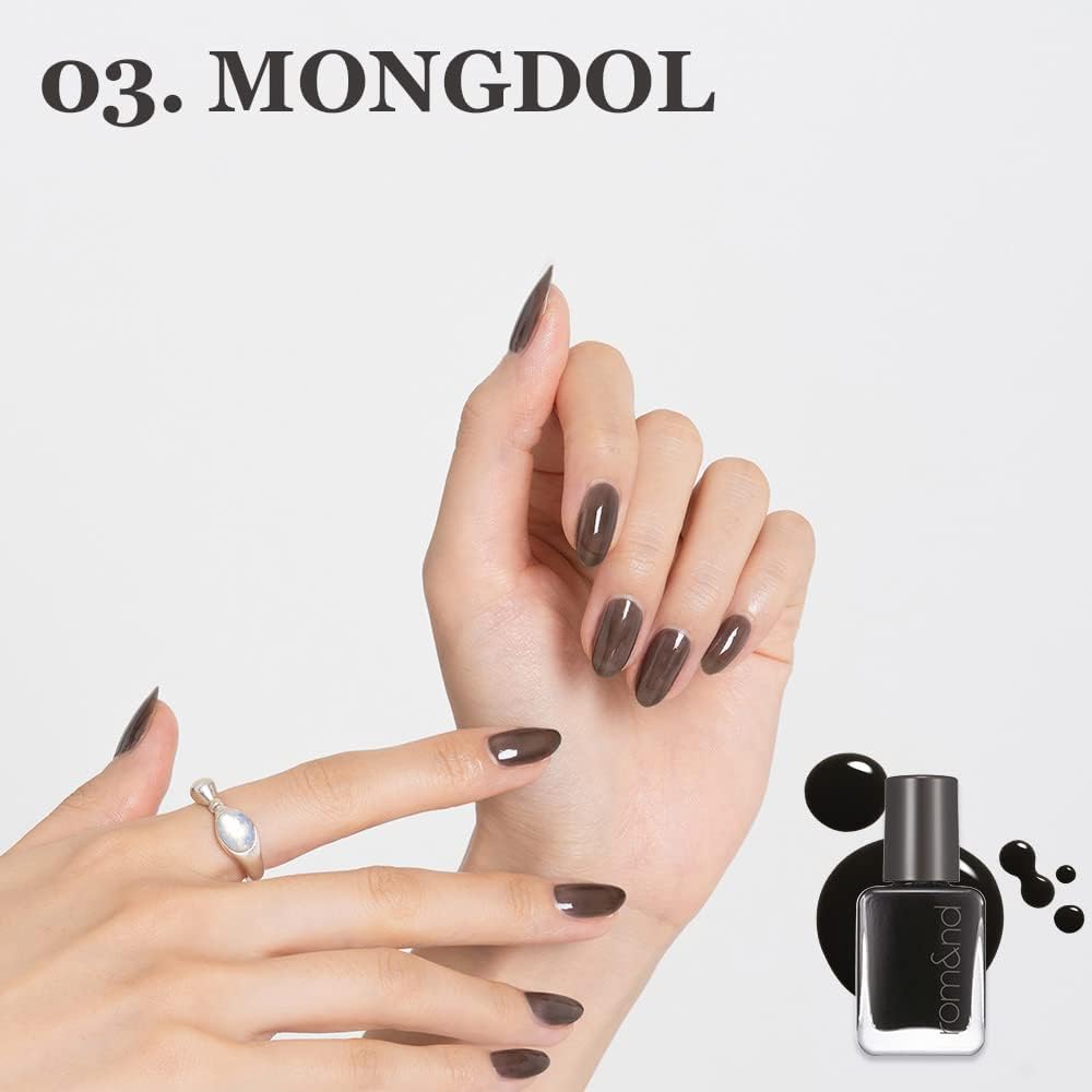 Amazon ロムアンド Rom Nd ムードぺブルネイル Romand Mood Pebble Nail 03 Mongdol 並行輸入品 Rom Nd マニキュア ネイルポリッシュ 通販