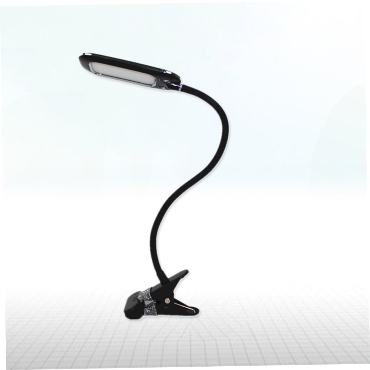 WOONEKY Lámpara de Lectura LED con Clip Flexible USB de Brillo Luz Portátil para Mesa de Noche y Dormitorio Diseño Ergonómico para Lectura y Viaje Color Negro