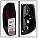 ACANII - For 2005-2021 Nissan Frontier | 2009-2012 Equator Red Smoked Tail Lights Brake Lamps Pair Driver & Passenger