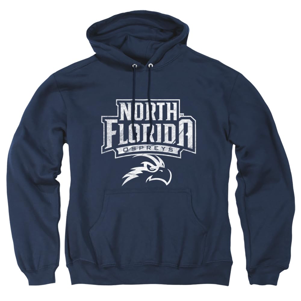 LOGOVISION Official Collegiate Distressed Primary Logo Adult Pullover Hoodie Collection — view 185