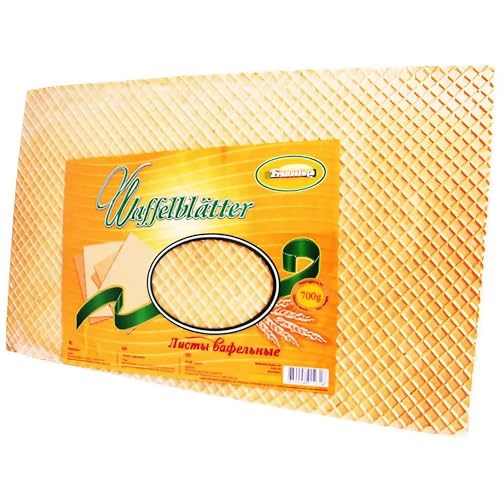 Franzeluta Waffelblätter Tortenplatten Waffelplatten 3er Pack 30 Stück (3 x 700g)